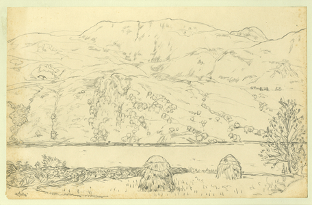 Loch Duich From Letterfearn (pencil on paper)