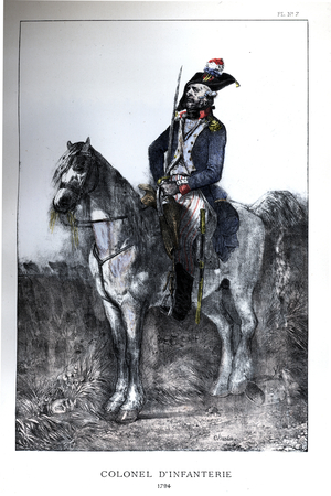 French Revolutionary Wars, Colonel of Infantry 1794