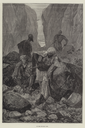 In the Khyber Pass (engraving)