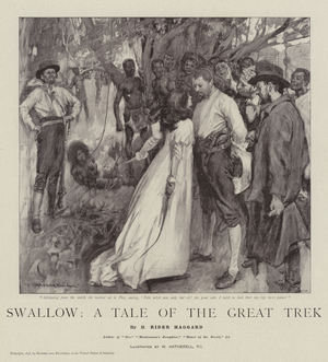 Swallow, A Tale of the Great Trek (litho)