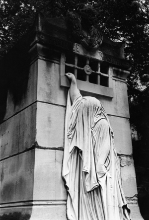 Raspail FamilyTomb, Pere Lachaise Cemetery, Paris (b/w photo)