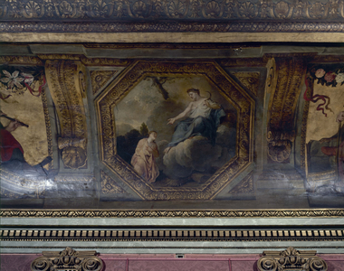 Psyche implores the protection of Ceres against the vengeance of Venus, between 1652 and 1655 (oil on plaster)