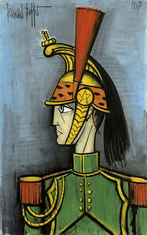 Officer of the Third Empire, 1987 (oil on canvas)