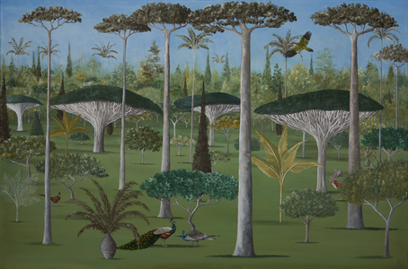 A Plantation Of Tress, 2018 (oil on linen)
