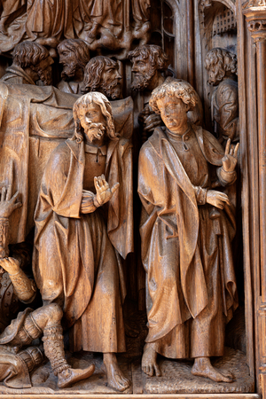 Altarpiece of the Paris Church, Onze-Lieve-Vrouw-Lombeek, Roosdaal, Belgium, 1525-35 (wood)