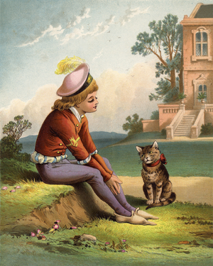 Pussy Cat, Pussy Cat, Where Have You Been (colour litho)