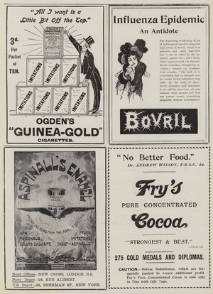 Page of Advertisements (engraving)