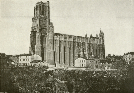 Albi, Cathedrale Sainte-Cecile (b/w photo)