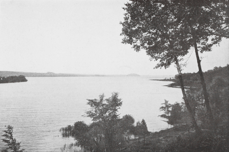 Saratoga, NY: Saratoga Lake (b/w photo)