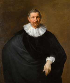 Portrait of Hubert du Hot, circa 1620-25. (oil on canvas)