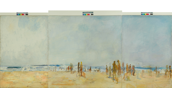 Bathers, 1973-75 (oil on canvas)
