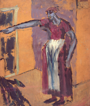 The Enraged Cook, 1912 (oil on board)