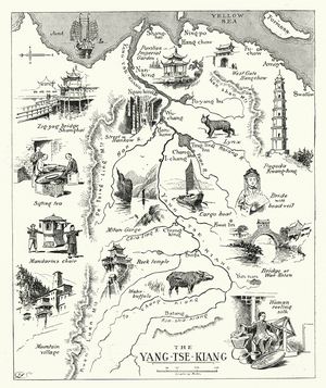 Famous rivers: The Yang-Tse-Kiang (litho)