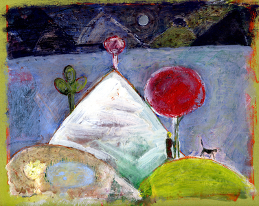 You Do Me A Cat, 2005 (oil on paper)