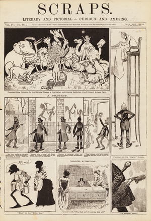 Page from Scraps, Vol IV, No 161 (engraving)