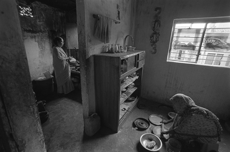 Women working in Old Dhaka, Bangladesh.  (photo)