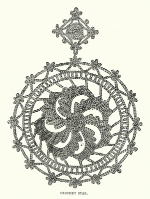 Crochet star (engraving)