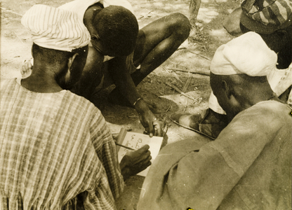 Adult literacy campaign, Gold Coast, 1951-52 (b/w photo) [1995/076/5/2/2/36]