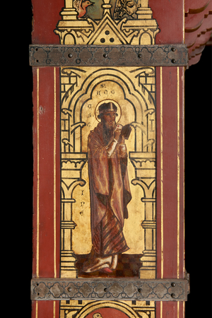 Great bookcase, 1859-62 (pine, carved, painted and gilded)