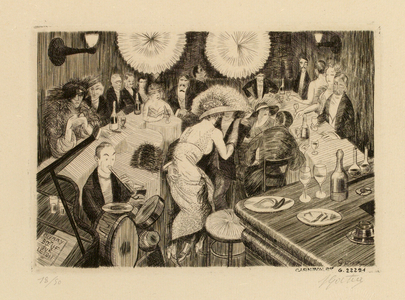The Bar at Le Boeuf sur le Toit, 1923 (print)