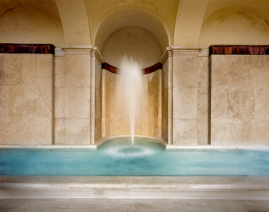 Neoclassic - Architecture : Fountain of the nymphaeum of Pincio, Rome, Italy