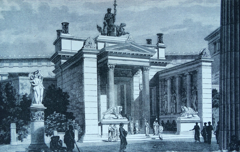 Illustration depicting the Temple of Demeter