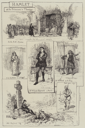 Hamlet at the Princess's Theatre (engraving)