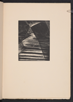 The Division of the Light from Darkness,  illustration from "Images of War... Poems" by Richard Aldington, 1919 (print)