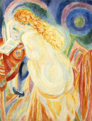 Female Nude Reading, 1915 (oil on canvas)