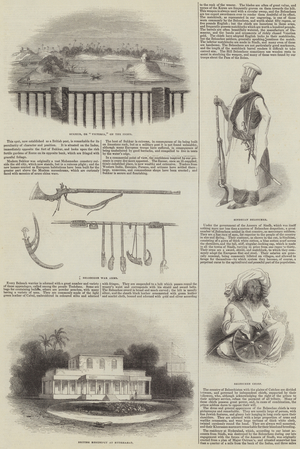 Sketches of Balochistan (engraving)