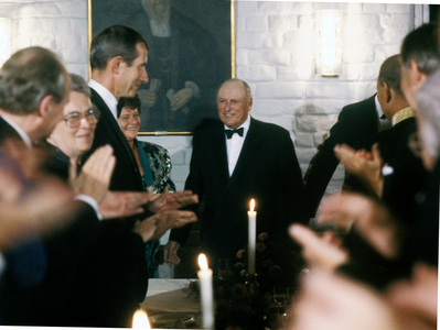 Oslo 19870921. King Olav's 30th anniversary as Monark. Here from the government's …, 1987 (photo)