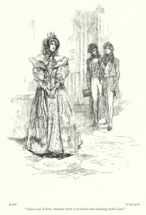 Illustration for Disraeli's Coningsby (litho)