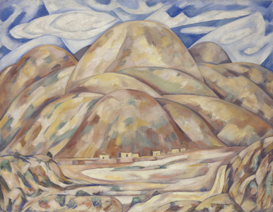 Landscape No. 3, Cash Entry Mines, New Mexico, 1920 (oil on canvas)