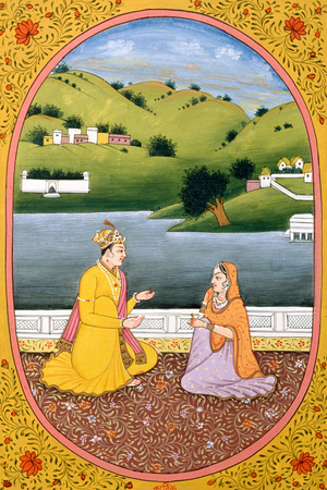 Year Calendar Picture & Painting for a Hindu Month Kartik, India