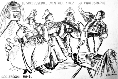 World war two: Cartoon by Jenny Goldberg depicting Herman Goring