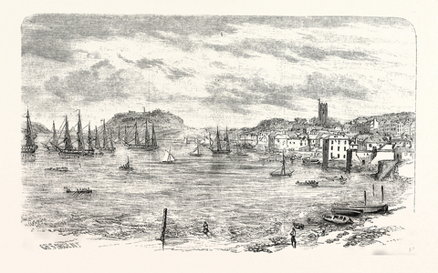 The Town and Harbour of Falmouth, UK