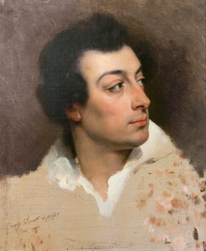 Portrait of Filippo Agricola, c. 1820  (oil on canvas)