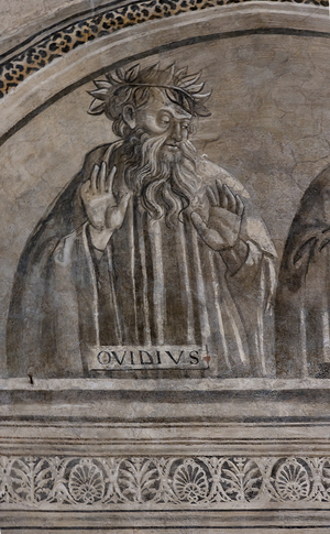 Portrait of Ovid, 1501-03 (monochrome fresco)