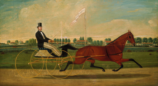 The Trotter, c.1860 (oil on canvas)