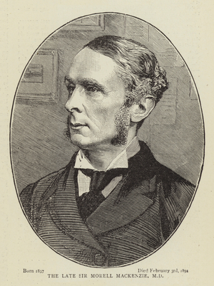 The Late Sir Morell Mackenzie, MD (engraving)