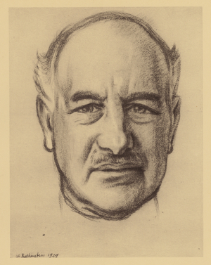 Portrait of Rt Hon Lord Melchett of Landford (litho)