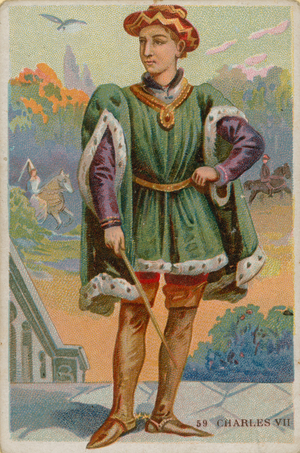 King Charles VII (chromolitho)