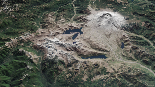 Site of the Mount St Helens Volcanic eruption, 2015