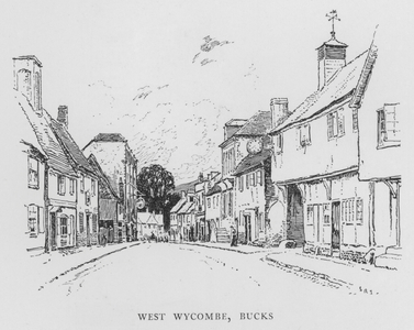 West Wycombe, Buckinghamshire (litho)
