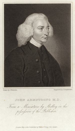 John Armstrong - Scottish poet and physician (17091779) (engraving)