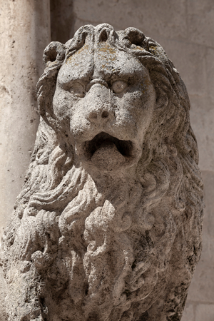 Altamura, Bari, Apulia, Italy, The Cathedral of Santa Maria Assunta, exterior, portal carved by Mastro Antonio da Andria in 1533