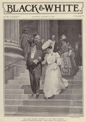 Armand Fallieres, newly-elected President of France (litho)