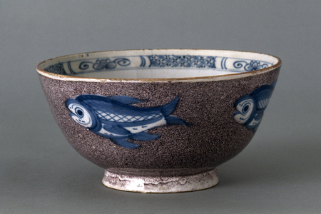 Bowl, c. 1745-1760 (tin-glazed earthenware)