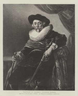 Portrait of Colonel Cornelis Backer (engraving)