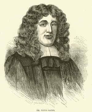 Dr Titus Oates (engraving)